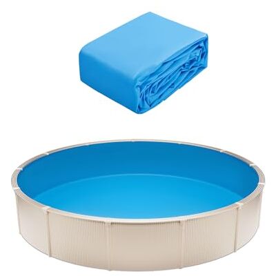 VEVOR Rivestimento per Piscina Rotonda per Piscina Diametro 18 Piedi, Rivestimento Protezione per Pareti di Piscine Fuori Terra 52 Pollici Stile Sovrapposto, Rivestimento Piscina in Materiale Vinile VEVOR Rivestimento per Piscina Rotonda per Piscina Diametro 18 Piedi, Rivestimento Protezione per Pareti di Piscine Fuori Terra 52 Pollici Stile Sovrapposto, Rivestimento Piscina in Materiale Vinile