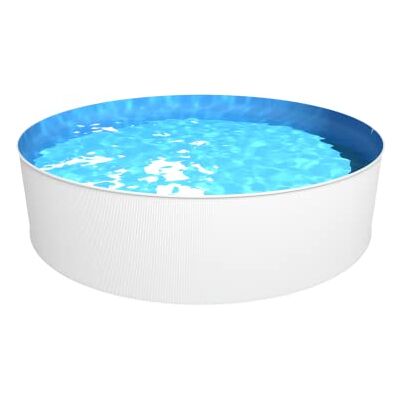 Steinbach Piscina a Parete in Acciaio New Splasher Secure – – Ø 350 x 90 m – Piscina Rotonda in Bianco e Blu per Una capacità Massima di 7.800 l – con Filtro a Cartuccia e Scala Steinbach Piscina a Parete in Acciaio New Splasher Secure – – Ø 350 x 90 m – Piscina Rotonda in Bianco e Blu per Una capacità Massima di 7.800 l – con Filtro a Cartuccia e Scala