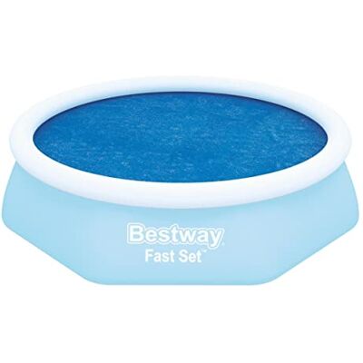 Bestway 58060 Telo termico per piscina fuori terra Fast Set da 244 cm Bestway 58060 Telo termico per piscina fuori terra Fast Set da 244 cm