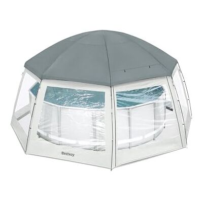 Bestway -6 Gazebo per piscina e minipiscina idromassaggio rotondo Bestway -6 Gazebo per piscina e minipiscina idromassaggio rotondo
