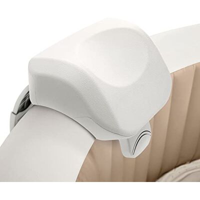 Intex Poggiatesta per PureSpa, Schiuma, Beige, 28x23x17 cm Intex Poggiatesta per PureSpa, Schiuma, Beige, 28x23x17 cm