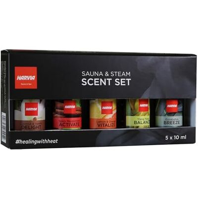 Harvia Set di infusioni per sauna e sauna a vapore, 5 x 10 ml Harvia Set di infusioni per sauna e sauna a vapore, 5 x 10 ml