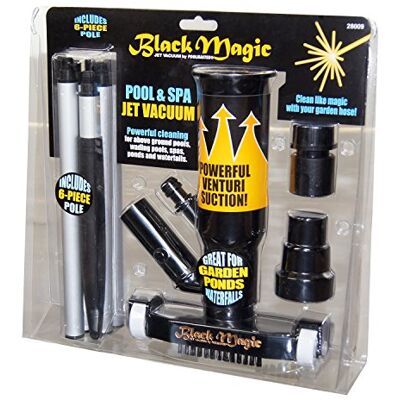 Poolmaster Black Magic Jet Vacuum Con Palo Sezionale Poolmaster Black Magic Jet Vacuum Con Palo Sezionale
