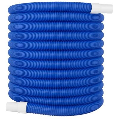 Relaxdays Tubo flessibile per piscina, 32 mm, diverse lunghezze, tubo dell'acqua per piscina e giardino, plastica, blu/bianco Relaxdays Tubo flessibile per piscina, 32 mm, diverse lunghezze, tubo dell'acqua per piscina e giardino, plastica, blu/bianco