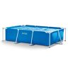 Intex Piscina Fuori Terra Rectangular Frame Rettangolare, 3834 L, Acciaio e PVC, Blu, 300x200x75 cm