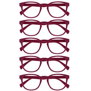 Opulize Occhiali da Lettura Rosa Rotondi - Occhiali da lettura Opulize Occhiali da Lettura Rosa Rotondi - Occhiali da lettura