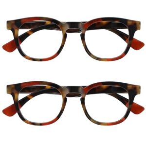 OPULIZE Ava 2 Pacco Donna Signora Marrone Tartaruga Rosso Super Vestibilità Comoda Occhiali Da Lettura Cerniere Molla RR62-Z +3,00 OPULIZE Ava 2 Pacco Donna Signora Marrone Tartaruga Rosso Super Vestibilità Comoda Occhiali Da Lettura Cerniere Molla RR62-Z +3,00