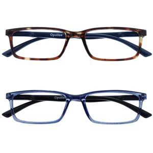 OPULIZE See Occhiali da Lettura Filtro Set da 2 Luce Blu Montatura Stretta Cerniere a Molla Migliorano il Sonno Gaming Computer Anti Riflesso Marrone Blu Trasparente Uomo Donna BB9-23 +1.00 OPULIZE See Occhiali da Lettura Filtro Set da 2 Luce Blu Montatura Stretta Cerniere a Molla Migliorano il Sonno Gaming Computer Anti Riflesso Marrone Blu Trasparente Uomo Donna BB9-23 +1.00