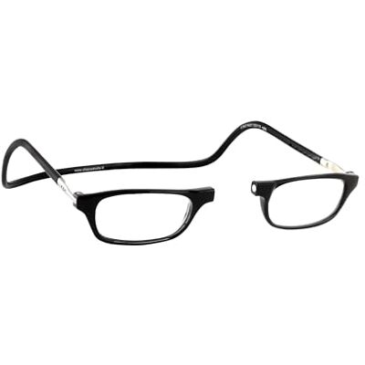 CliC Eyewear Occhiali da Lettura Con Calamita Flessibili Original CLASSIC Occhiali da lettura uomo e donna (3.0, Black) CliC Eyewear Occhiali da Lettura Con Calamita Flessibili Original CLASSIC Occhiali da lettura uomo e donna (3.0, Black)