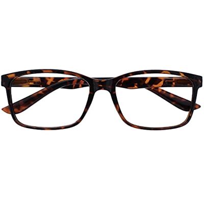 Opulize R83-2 Occhiali da lettura marroni - Reading Glasses Opulize R83-2 Occhiali da lettura marroni - Reading Glasses