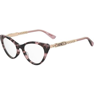 Moschino Montatura MOS626 0T4 HAVANA PINK 52/18/140 Donna Moschino Montatura MOS626 0T4 HAVANA PINK 52/18/140 Donna