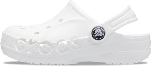 Crocs Baya Clog K, Zoccoli Unisex Bambini e ragazzi, White, 30/31 EU