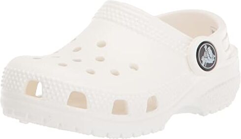 Crocs Classic Clog K, Zoccoli Unisex Bambini e ragazzi, Bianco, 37/38 EU