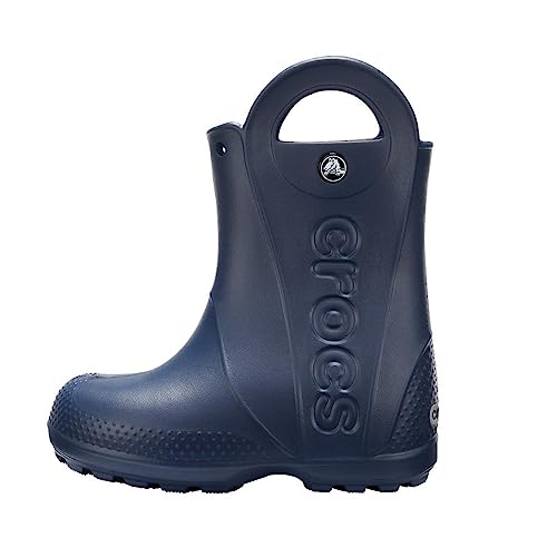 Crocs Handle It Rain Boot K, Stivali di Gomma, Blu (Cerulean Blue), 30/31 EU