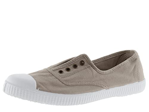 victoria -KIDS Scarpe da Ginnastica 1915 Tela Lavata DREC & Elastico Scarpe da Ginnastica Unisex Bambino Beige 34