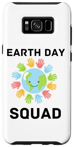 Funny Earth Day Men Women Kids Boys & Girls Gifts Custodia per Galaxy S8+ Earth Day Squad World Planet Clean Gang LoveFunny Ragazzo Ragazza