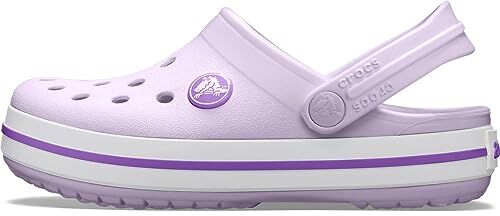 Crocs Crocband Clog T, Zoccoli Unisex Bambini e ragazzi, Lavender Neon Purple, 19/20 EU