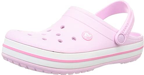 Crocs Crocband Clog T, Zoccoli Unisex Bambini e ragazzi, Ballerina Pink, 19/20 EU