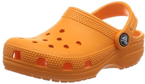 Crocs Classic Clog T, Zoccoli Unisex Bambini e ragazzi, Orange Zing, 19/20 EU