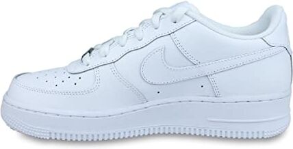 Nike Air Force 1 Le (GS), Scarpe da Basket, White/White, 38.5 EU