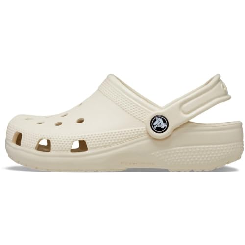 Crocs Classic Clog K, Zoccoli Unisex Bambini e ragazzi, Bone, 33/34 EU