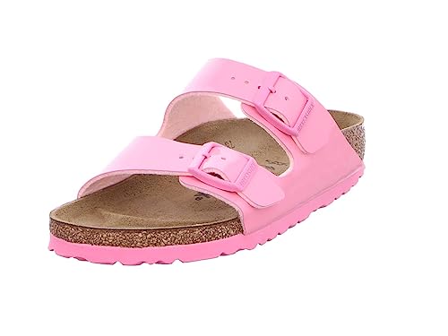 Birkenstock Zoccoli in pelle Boston unisex adulti, rosa caramella, 32 EU Stretta