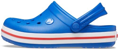 Crocs Crocband Clog T, Zoccoli Unisex Bambini e ragazzi, Blue Bolt, 19/20 EU