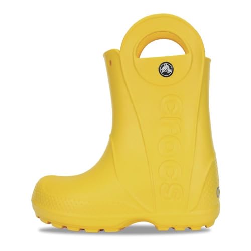 Crocs Handle It Rain Boot K, Stivali di Gomma, Giallo (Yellow), 27/28 EU
