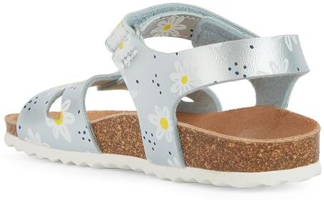 Geox J Adriel Girl C, Sandali, Cristallo, 39 EU