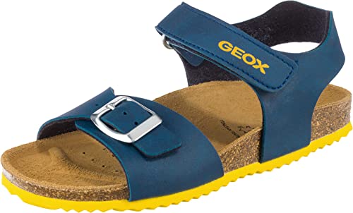 Geox J Ghita Boy B, Sandali Bambini e ragazzi, Blu (Avio), 37 EU