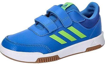 Adidas Tensaur Hook and Loop Shoes, Sneakers Unisex Bambini e ragazzi, Bright Royal Lucid Lime Team Royal Blue, 33 EU