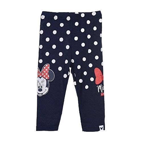 CARTOON GROUP LEGGINGS MINNIE MOUSE DISNEY NEONATA  TAGLIE 6/24 MESI Composizione: 95% PE 5% EA