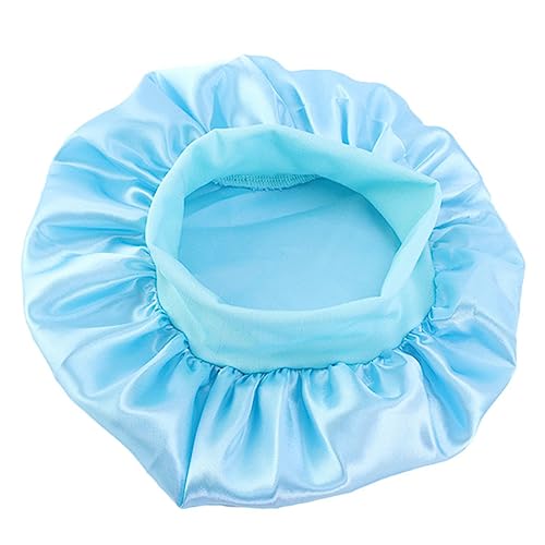 minkissy 4 Pz Cappello Da Bagno Per i Più Piccoli Cuffia in Raso Per Bambini Tappo Bidet Dormire Per i Bambini Cappello Da Notte Bambino Che Fa i Primi Passi Fiancata Per