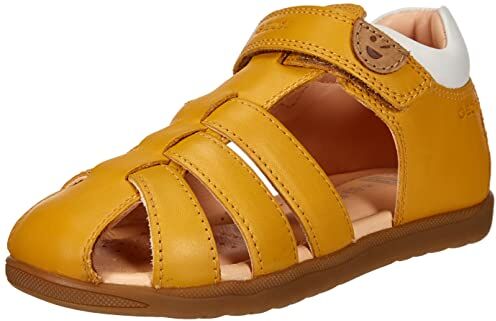 Geox B Sandal Macchia Gir, Bimba 0-24, Giallo (Ochreyellow C2003), 25 EU