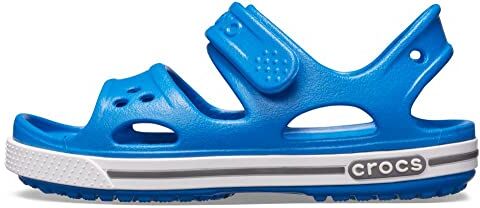 Crocs Crocband II Sandal P, Sandali Unisex Bambini, Blu (Bright Cobalt/Charcoal), 20/21 EU