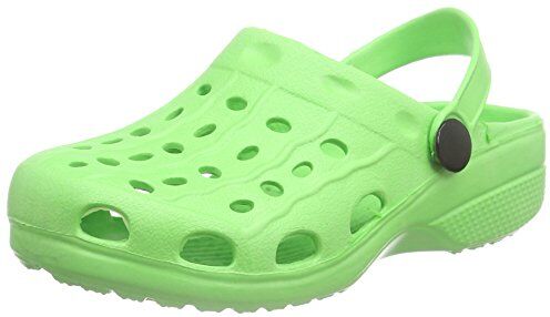 Playshoes Zoccolo In Eva, Sandali Da Bagno Unisex Bambini e ragazzi, Verdure Verde, 26/27 EU