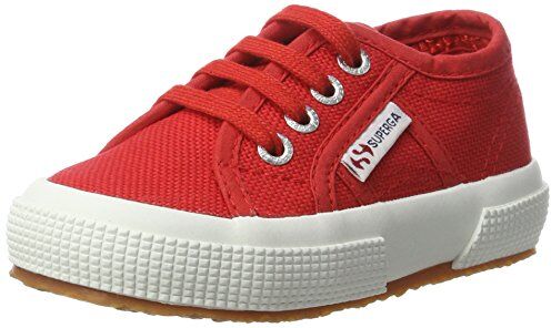 Superga 2750-Jcot Classic, Scarpe Unisex-Bambini e Ragazzi, Red/White, 24 EU