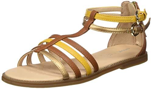 Geox J Sandal Karly Girl, Marrone Caramel C5102, 29 EU