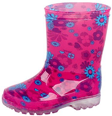 Gevavi Boots Stivali da bambina in PVC, colore: rosa