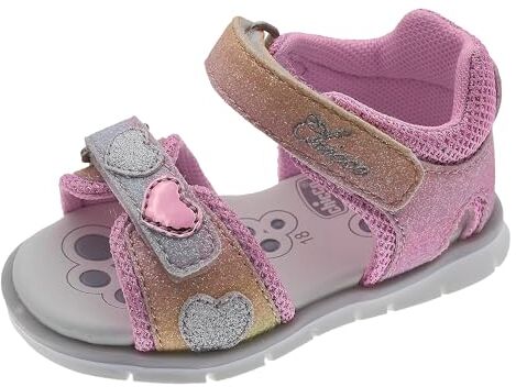 Chicco , Sandali con Doppio Velcro, Confortevoli, Leggeri, Flessibili e Traspiranti, Bambine E Ragazze, Designed in Italy