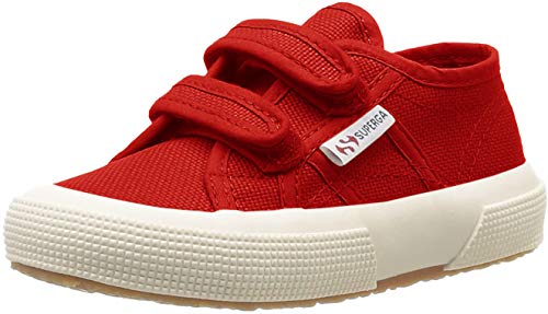 Superga 2750 COTJSTRAP CLASSIC, Sneaker, Unisex Bambini e ragazzi, Rosso (Red 975), 34 EU