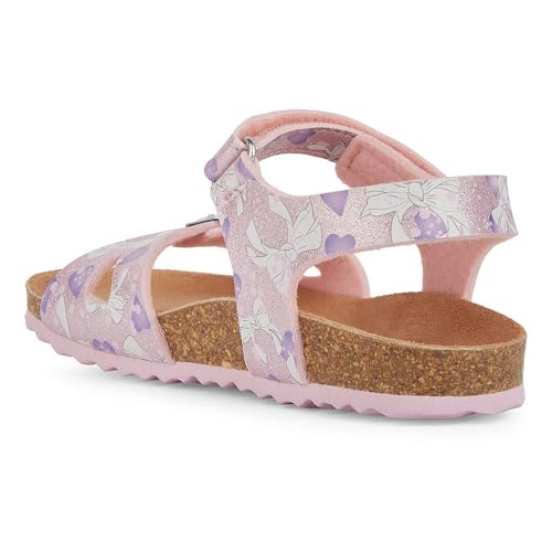 Geox J Adriel Girl C, Sandali, Rosa Viola, 30 EU