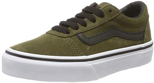 Vans Ward Suede, Sneaker Bambino, Verde ((Weatherized) Beech/Black Xq4), 36.5 EU