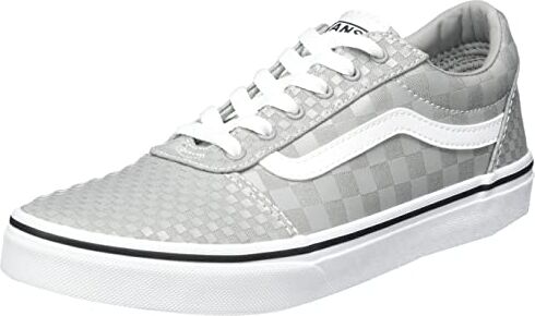 Vans Ward, Scarpe Da Ginnastica Unisex Bambini e ragazzi, Tonal Mix Check Drizzle White, 27 EU