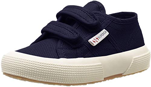 Superga 2750 COTJSTRAP CLASSIC, Sneaker, Unisex Bambini e ragazzi, Blu (Navy 933), 34 EU