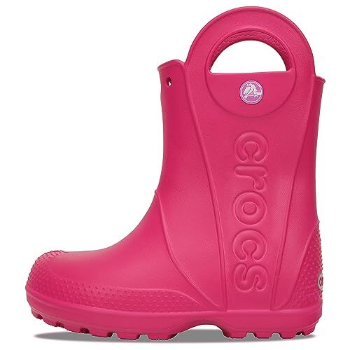 Crocs Handle It Rain Boot Kids, Scarpe Da Barca Unisex Bambini E Ragazzi, Candy Pink, 28 29 EU