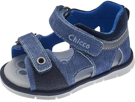 Chicco , Sandali con Doppio Velcro, Confortevoli, Leggeri, Flessibili e Traspiranti, Bambini E Ragazzi, Designed in Italy