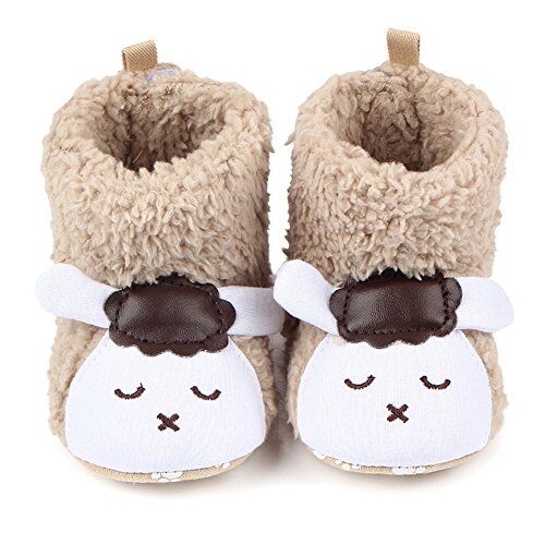 ZUMUii Butterme Newborn Infant Boy Girl corallo del panno animali Scarpe Sheep Prewalker caldi di inverno del bambino Stivali greppia scarpe morbide scarpe con suole di bambino