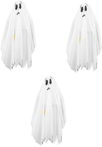 ERINGOGO 3 Pezzi Mantello Del Fantasma Fantasma Di Halloween Oggetti Di Scena Per Bambini Bambini Costume Del Partito Di Halloween Costume Vampiro Prom Oggetti Di Scena Ornamenti