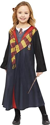 amscan Costume da bambino Hermione, Hogwarts, Harry Potter, Grifondoro, mago, maga, carnevale